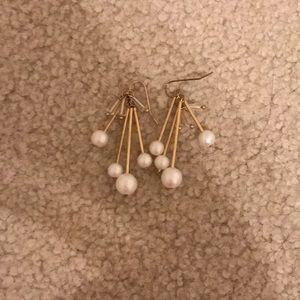 Pearl earrings